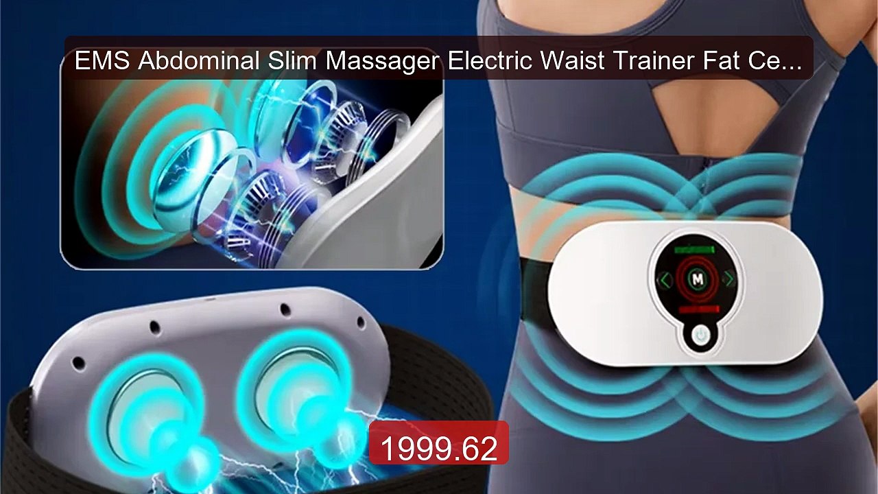 EMS Abdominal Slim Massager Electric Waist Trainer Fat Celluli... -- Hot Deal 2026 | Limited Offer!