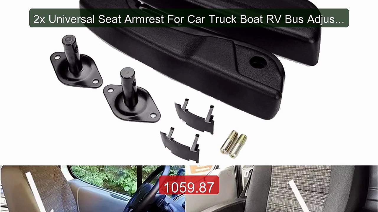 2x Universal Seat Armrest For Car Truck Boat RV Bus Adjustable Car ... -- Top Rated 2026 | Buy Now!