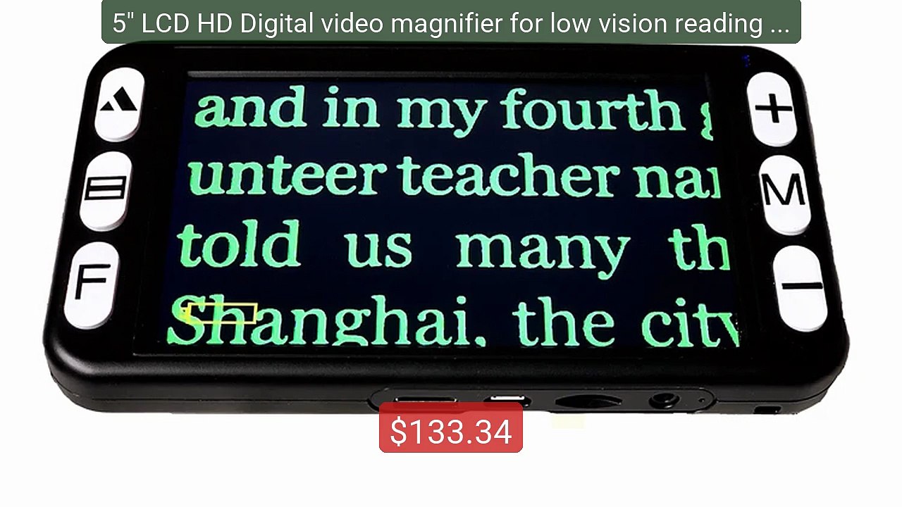 5" LCD HD Digital video magnifier for low vision reading aid m... -- Hot Deal 2026 | Limited Offer!