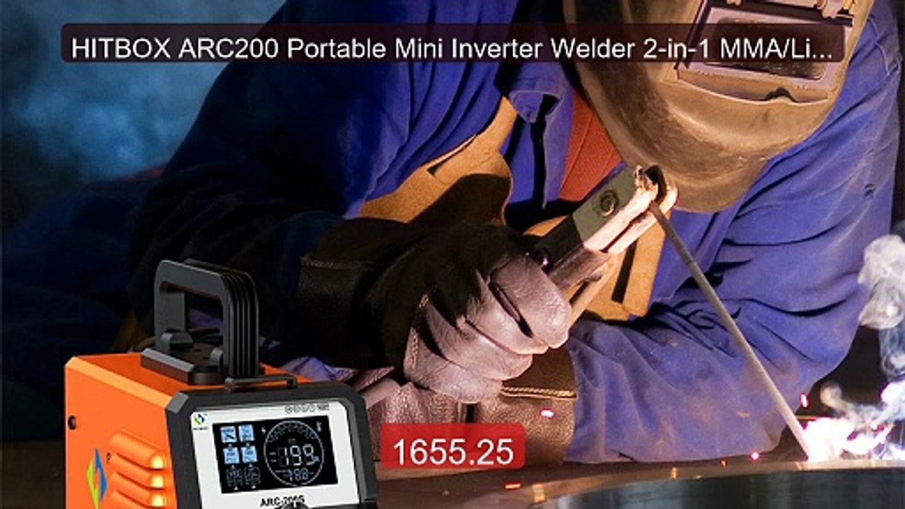 HITBOX ARC200 Portable Mini Inverter Welder 2-in-1 MMA/Lift TI... -- Best Buy 2026 | Great Quality!