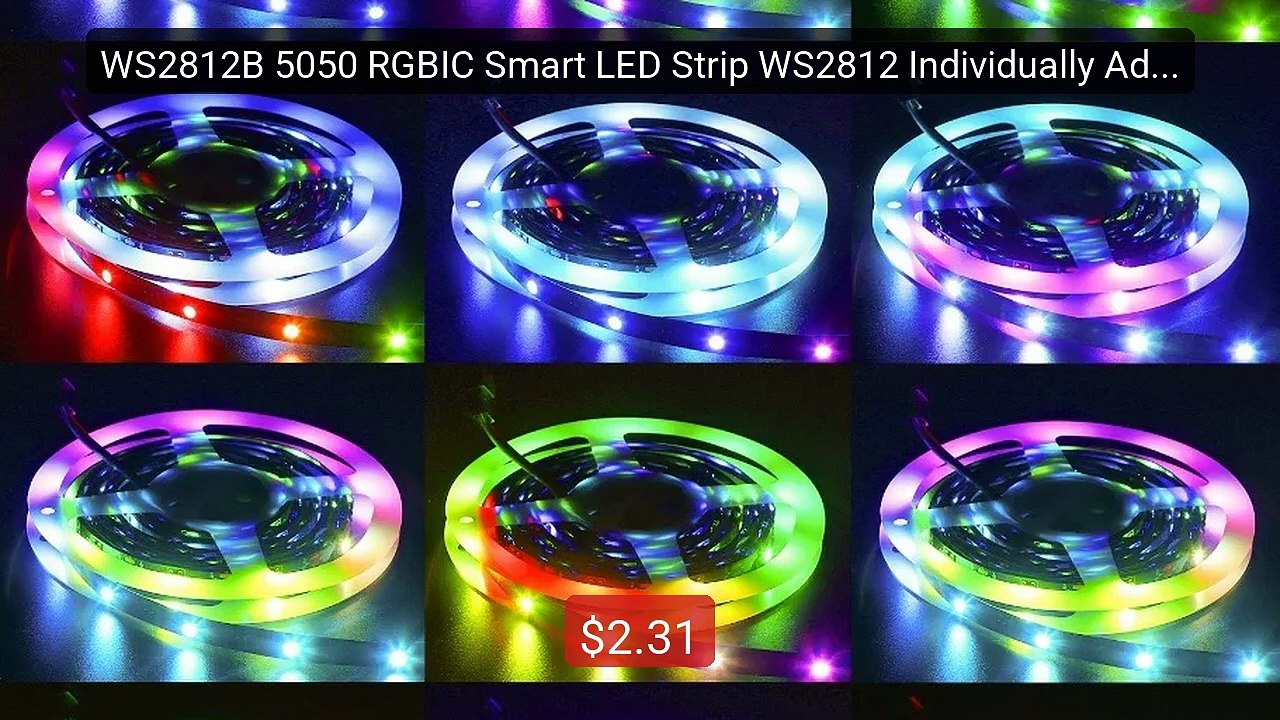 WS2812B 5050 RGBIC Smart LED Strip WS2812 Individually Addressable... -- Best Deal 2026 | Shop Now!