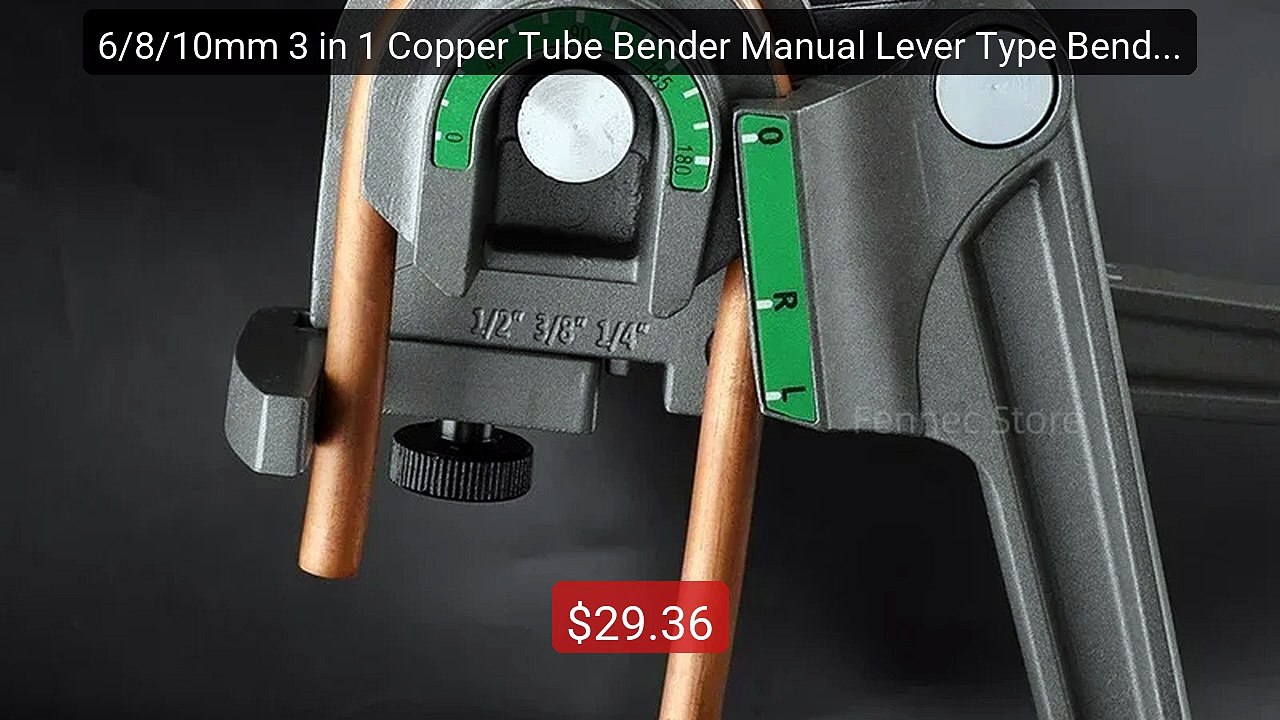 6/8/10mm 3 in 1 Copper Tube Bender Manual Lever Type Bender Pl... -- Best Buy 2026 | Great Quality!