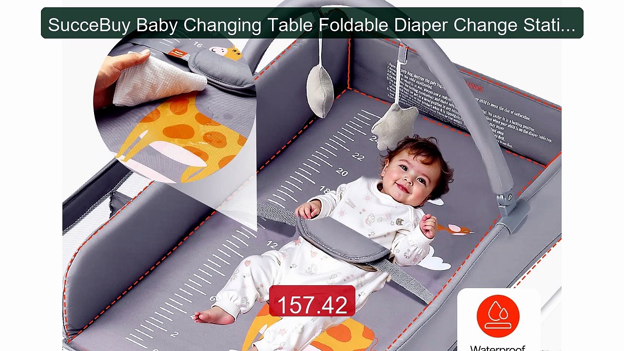 SucceBuy Baby Changing Table Foldable Diaper Change Station with 2... -- Best Deal 2026 | Shop Now!