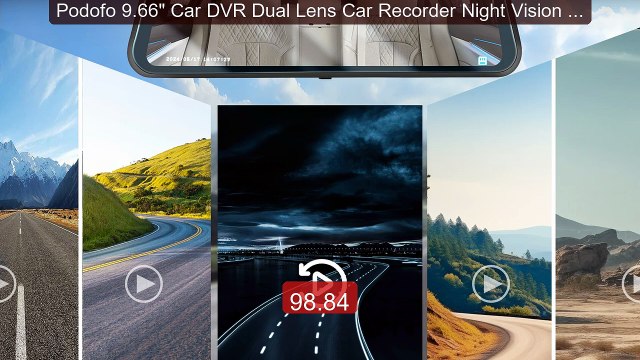 Podofo 9.66 Car DVR Dual Lens Car Recorder Night Vision Reversing... Best Deal 2026 | Shop Now!
