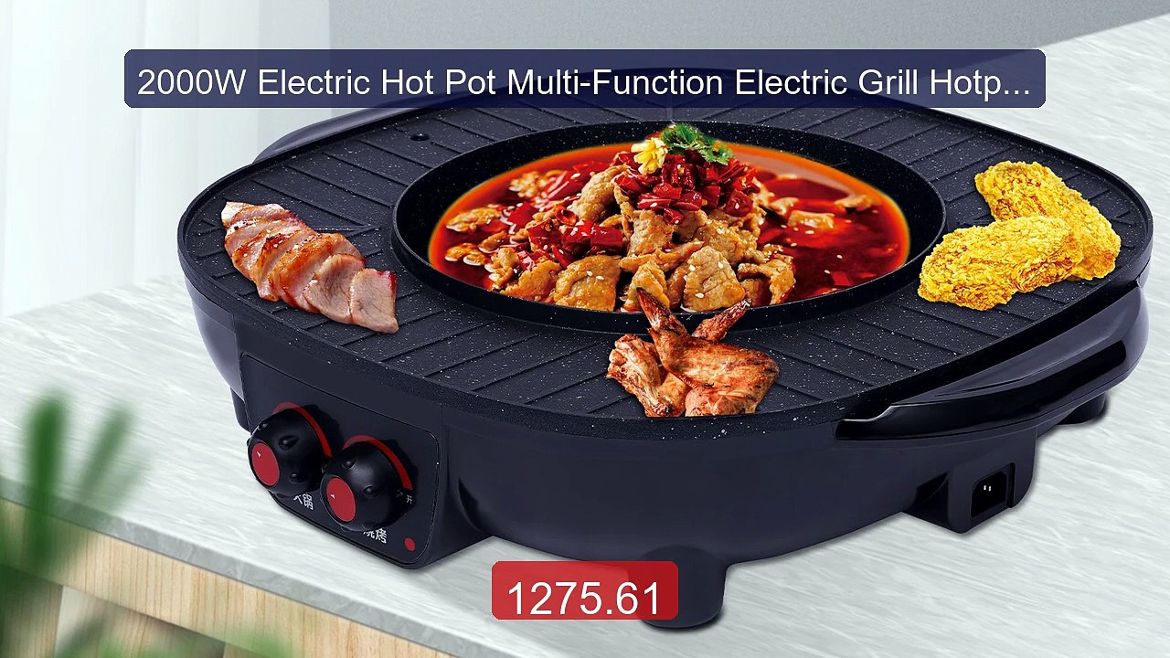2000W Electric Hot Pot Multi-Function Electric Grill Hotpot Grill &... -- Top Rated 2026 | Buy Now!