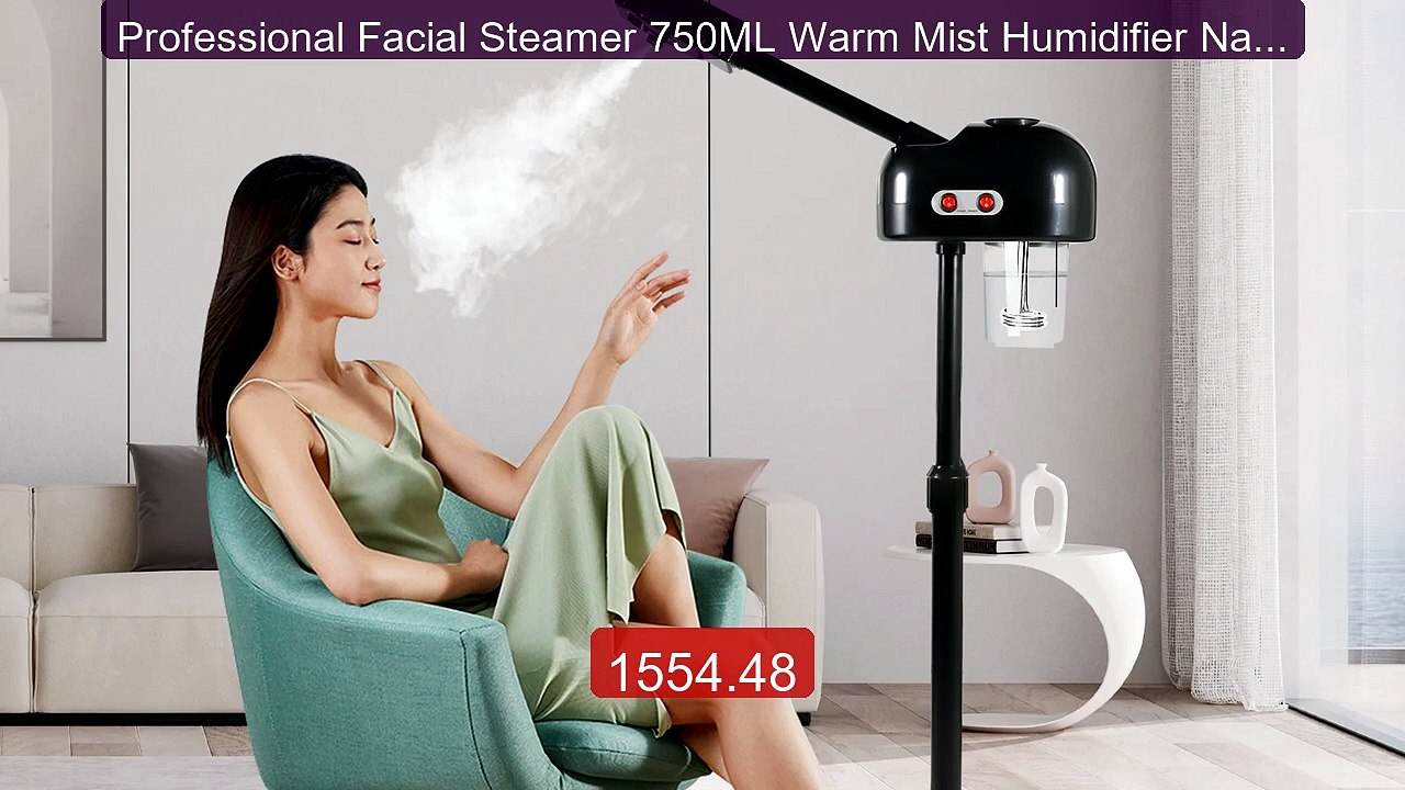 Professional Facial Steamer 750ML Warm Mist Humidifier Nano Atomiza... -- Top Rated 2026 | Buy Now!