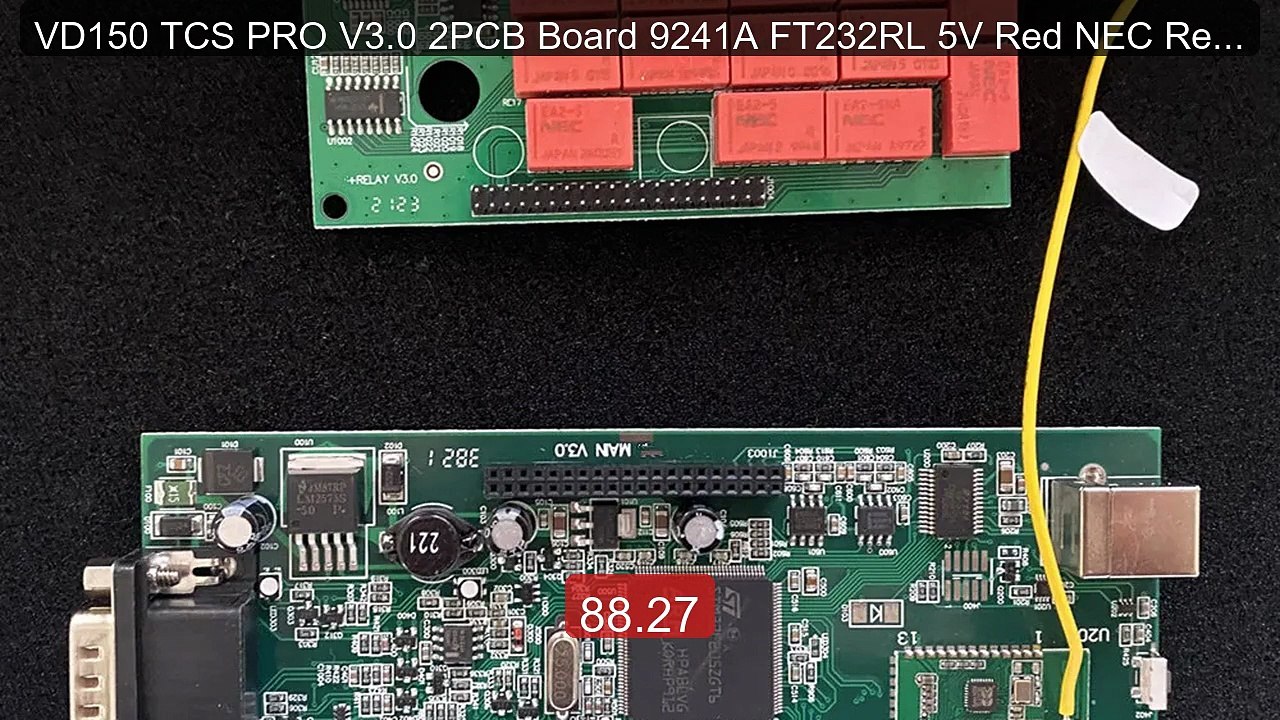 VD150 TCS PRO V3.0 2PCB Board 9241A FT232RL 5V Red NEC Realy OBD2 ... -- Best Deal 2026 | Shop Now!