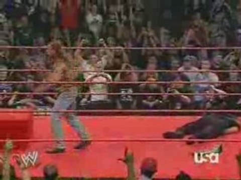 HBK Return at Raw 2007 VS Orton - WWE Raw Shawn Michaels