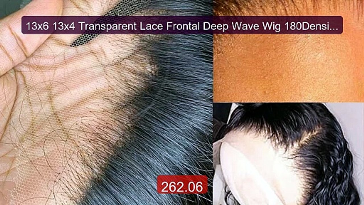 13x6 13x4 Transparent Lace Frontal Deep Wave Wig 180Density... -- Top Pick 2026 | Unbeatable Price!