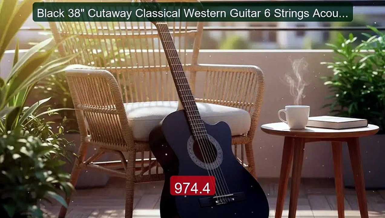 Black 38" Cutaway Classical Western Guitar 6 Strings Acoustic for ... -- Best Deal 2026 | Shop Now!
