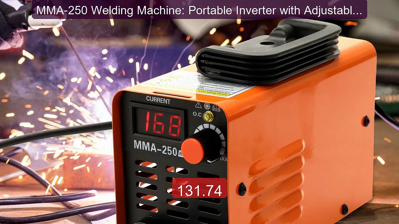 MMA-250 Welding Machine: Portable Inverter with Adjustable Cur... -- Best Buy 2026 | Great Quality!