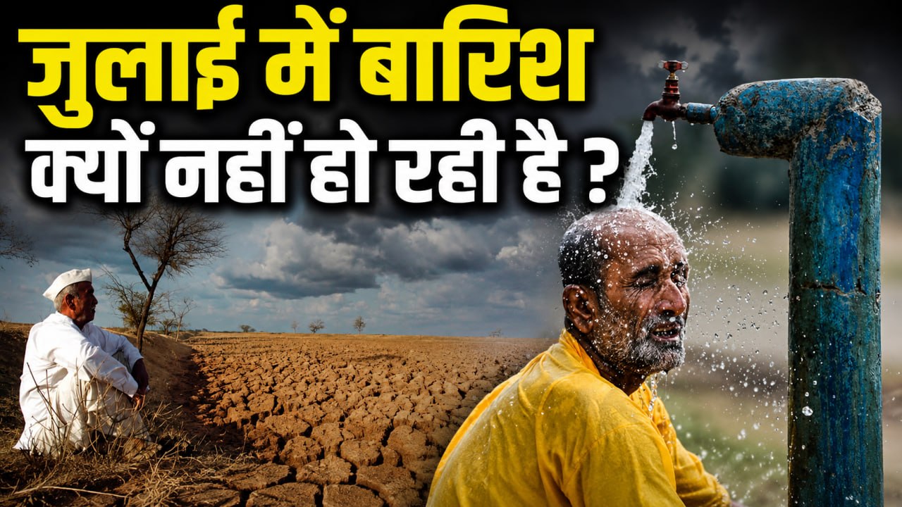 Monsoon Trough In Hindi: जुलाई में बारिश क्यों नहीं हो रही है,क्या मॉनसून लौट गया है ?