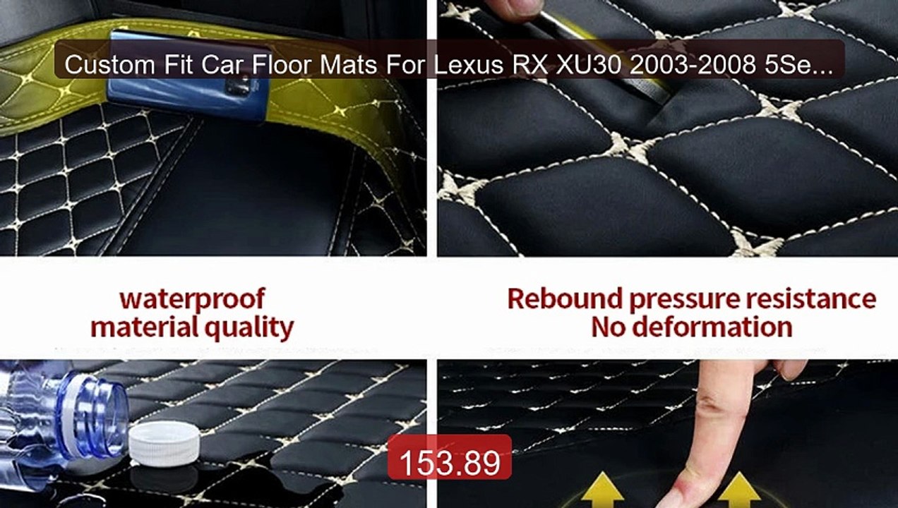 Custom Fit Car Floor Mats For Lexus RX XU30 2003-2008 5Seats T... -- Hot Deal 2026 | Limited Offer!
