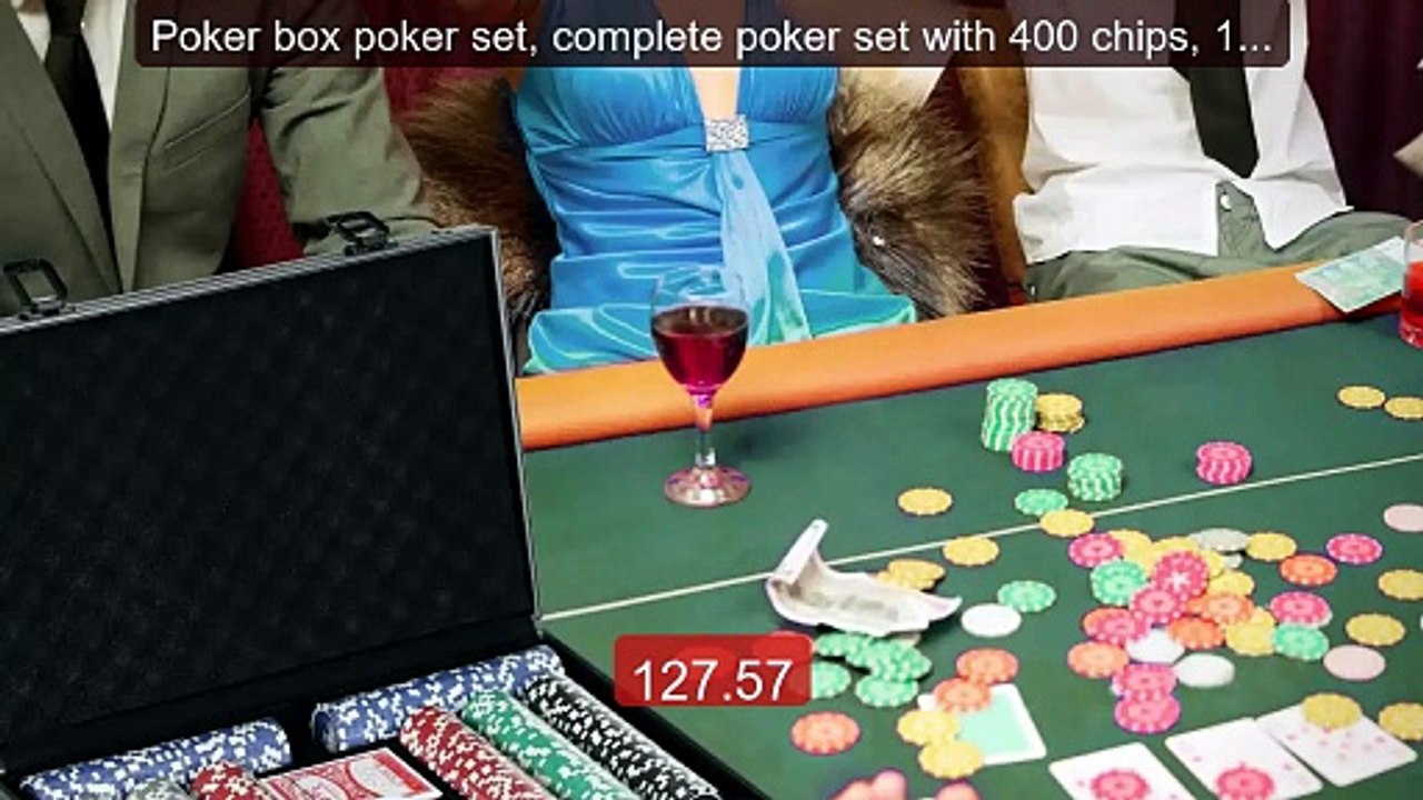 Poker box poker set, complete poker set with 400 chips, 11.5g, 2 de... -- Top Rated 2026 | Buy Now!