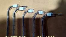 C type 260mm 400v 4000w industrial infrared element halogen heating lamp for bottle blowing machines