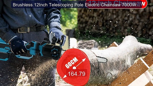 Brushless 12Inch Telescoping Pole Electric Chainsaw 7000W High... Hot Deal 2026 | Limited Offer!