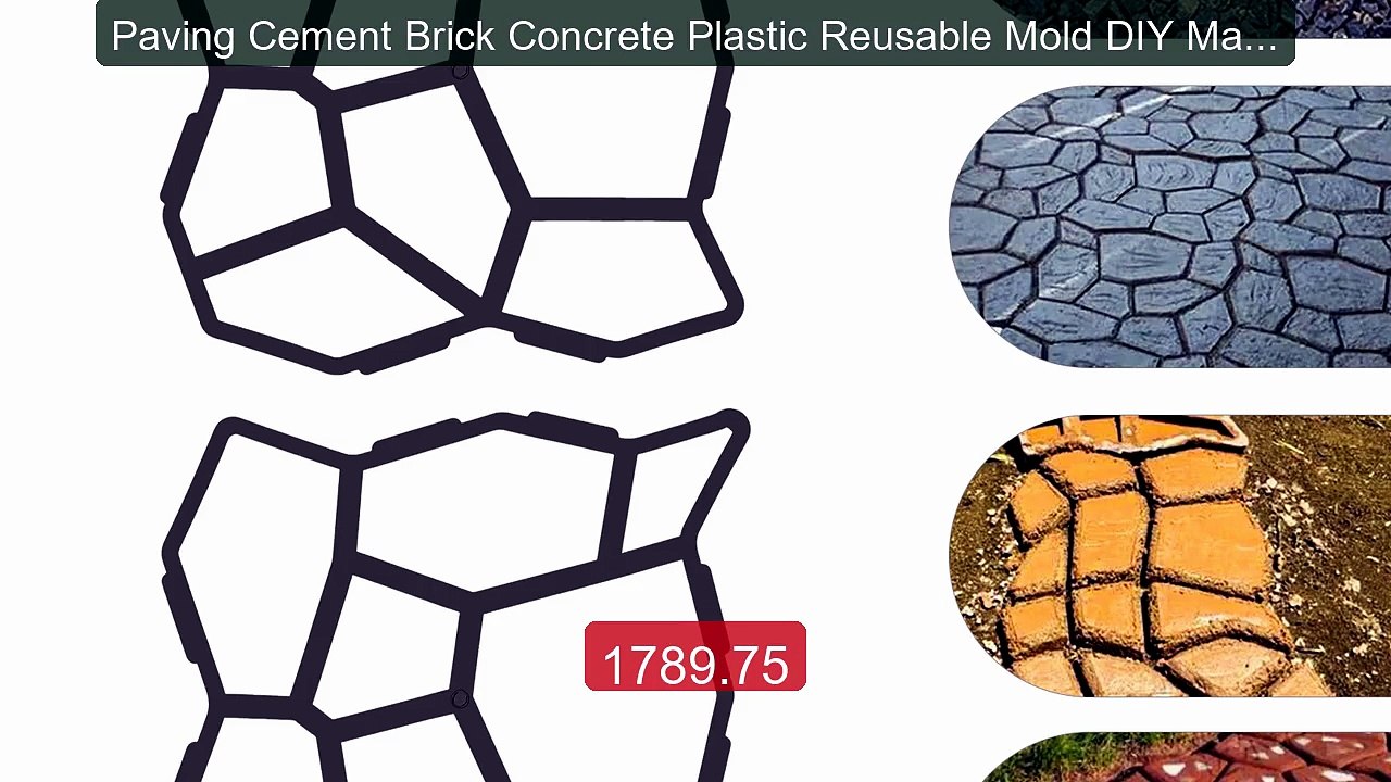 Paving Cement Brick Concrete Plastic Reusable Mold DIY Manually Wa... -- Best Deal 2026 | Shop Now!