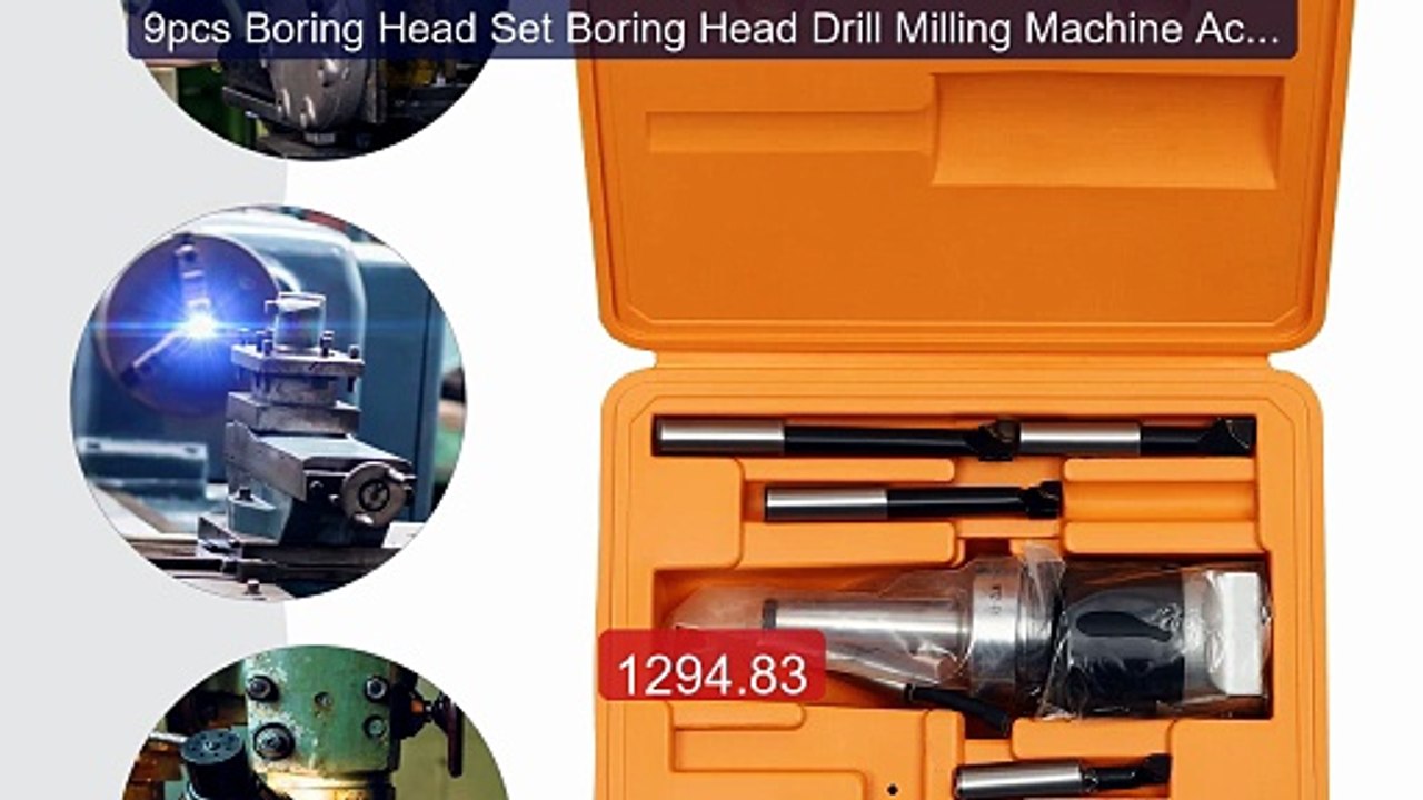 9pcs Boring Head Set Boring Head Drill Milling Machine Accesso... -- Best Buy 2026 | Great Quality!