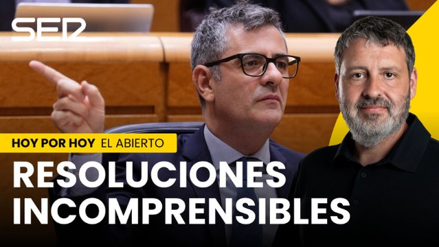 Félix Bolaños: Ha habido resoluciones judiciales absolutamente incomprensibles que han hecho mucho daño a la justicia