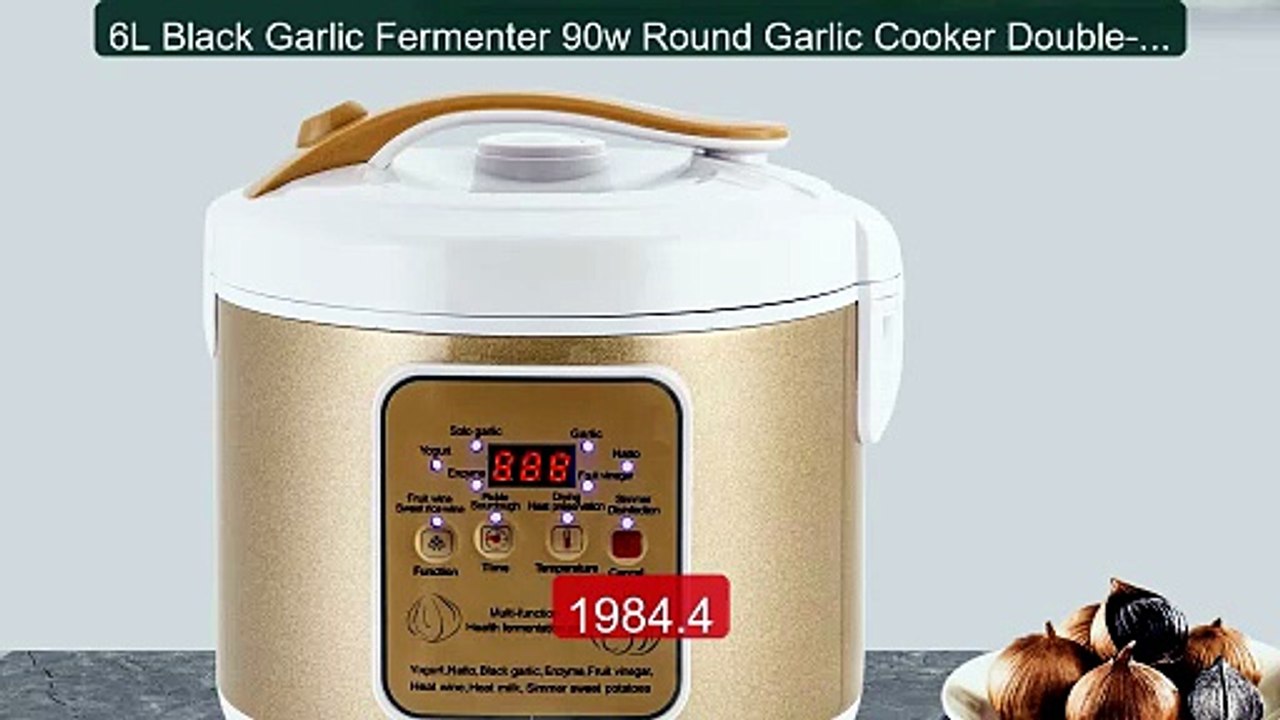 6L Black Garlic Fermenter 90w Round Garlic Cooker Double-Layer Inn... -- Best Deal 2026 | Shop Now!