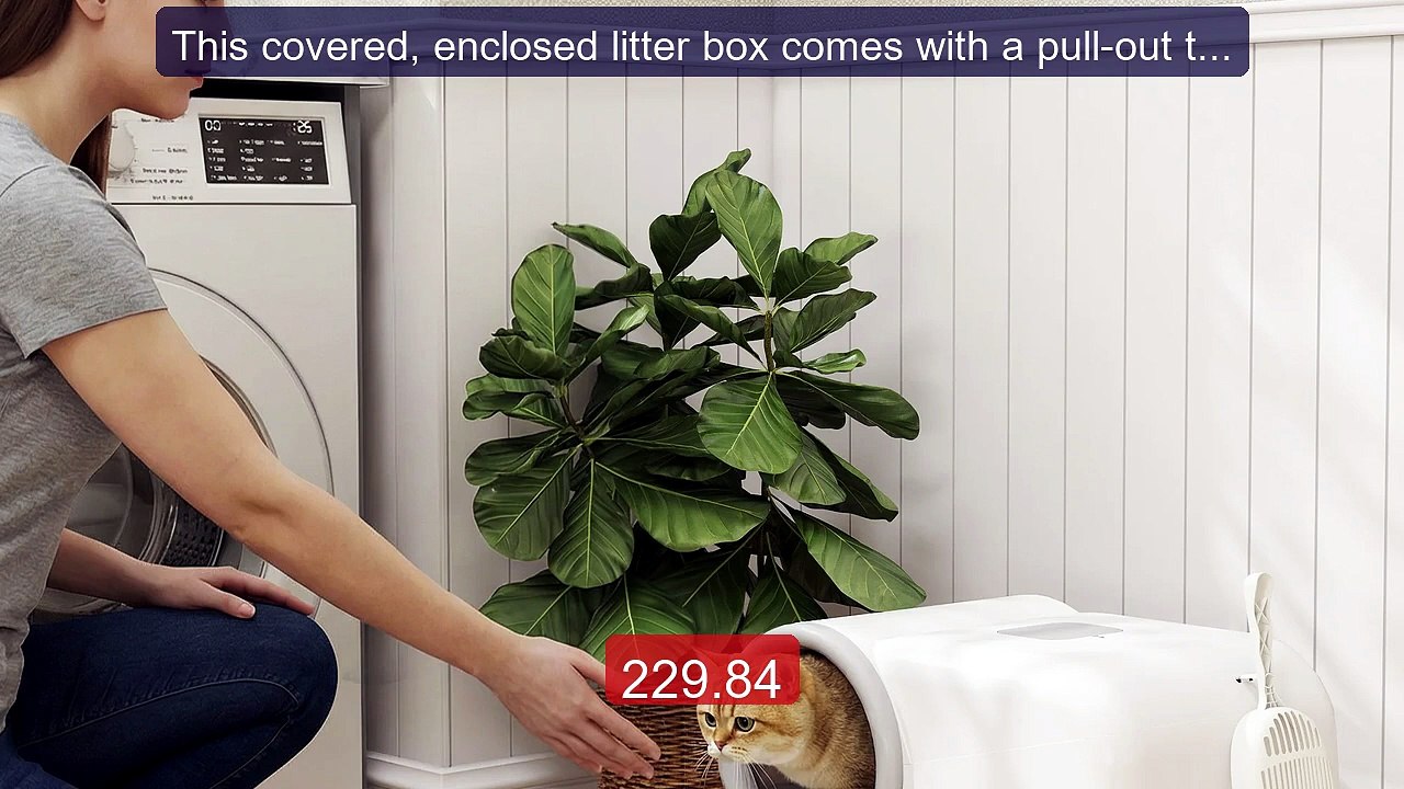 This covered, enclosed litter box comes with a pull-out tray, litt... -- Best Deal 2026 | Shop Now!