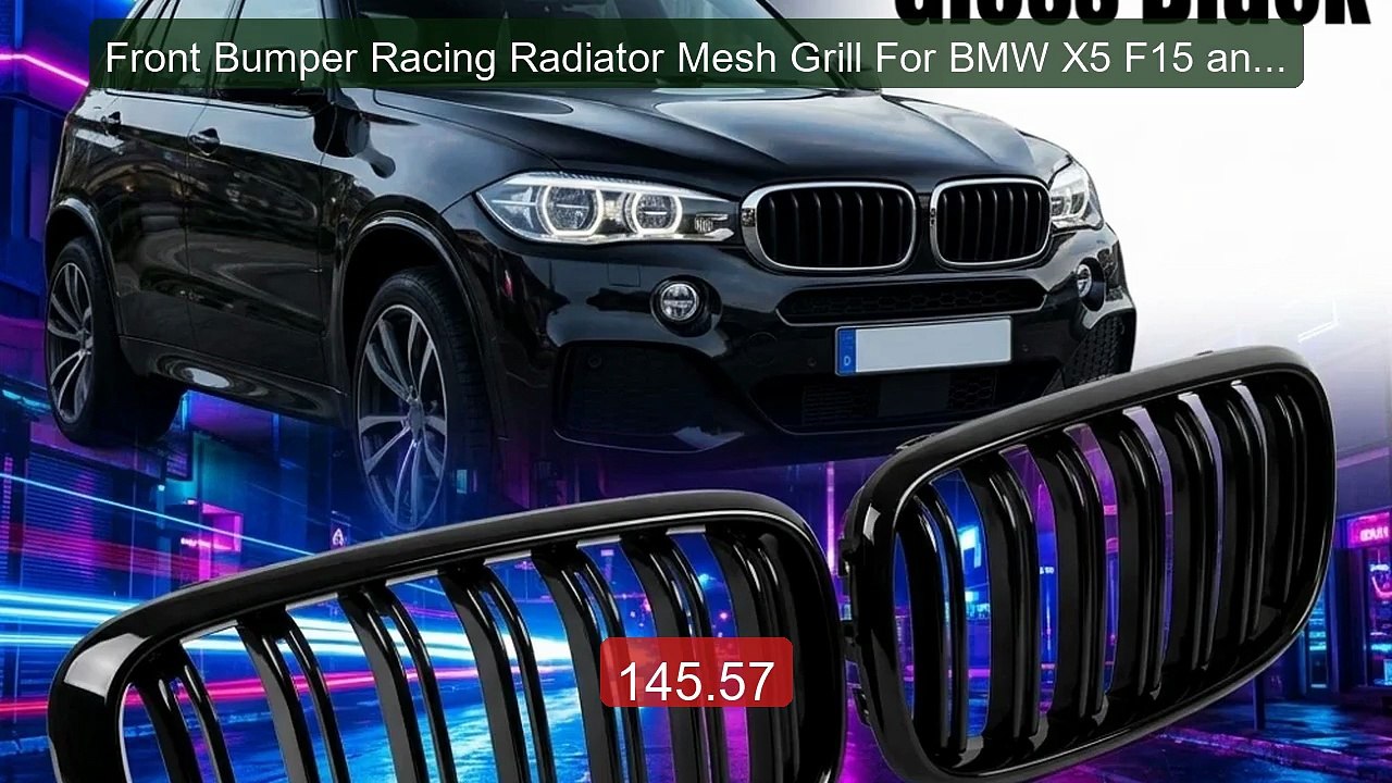 Front Bumper Racing Radiator Mesh Grill For BMW X5 F15 and X6 F16 ... -- Best Deal 2026 | Shop Now!