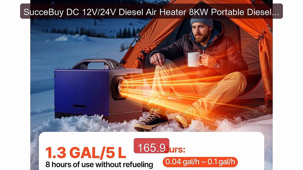 SucceBuy DC 12V/24V Diesel Air Heater 8KW Portable Diesel Heater Ca... -- Top Rated 2026 | Buy Now!