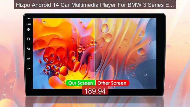 Hizpo Android 14 Car Multimedia Player For BMW 3 Series E90 E91 E9... Best Deal 2026 | Shop Now!