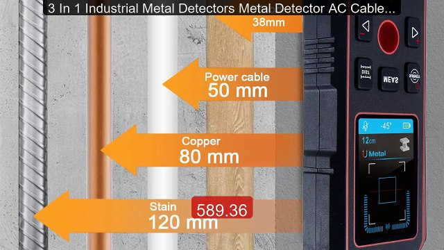 3 In 1 Industrial Metal Detectors Metal Detector AC Cable Metal Pi... Best Deal 2026 | Shop Now!