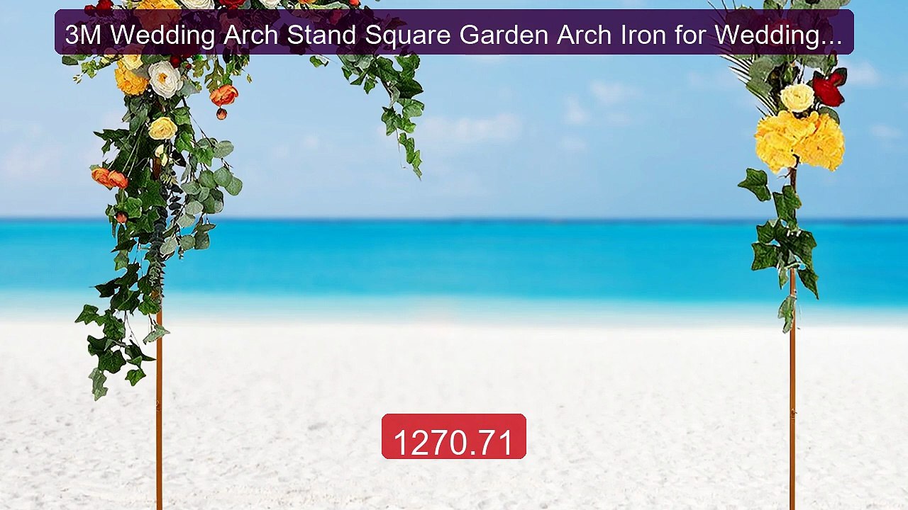 3M Wedding Arch Stand Square Garden Arch Iron for Weddings ... -- Top Pick 2026 | Unbeatable Price!
