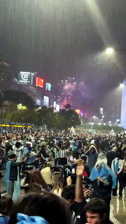 Folie en Argentine après la qualification en finale !