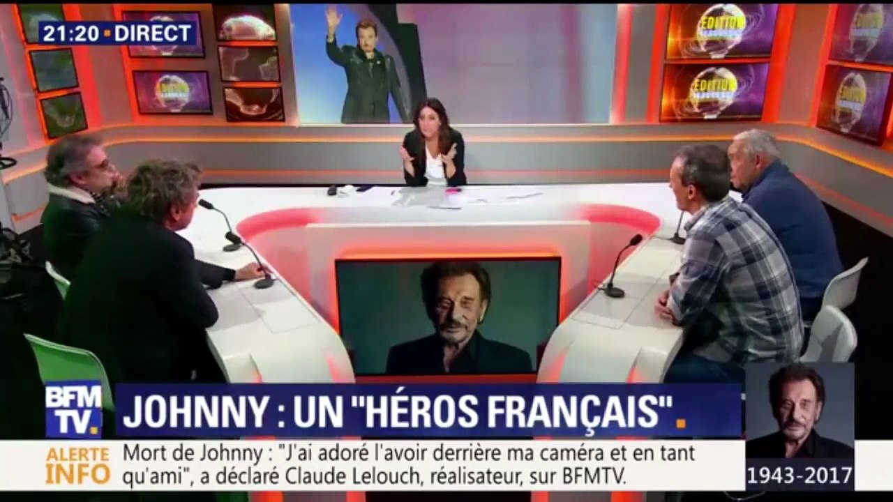 2017 - Johnny Hallyday : la réaction de Jean-Michel Jarre dans l’édition spéciale de BFM TV (6 Décembre)