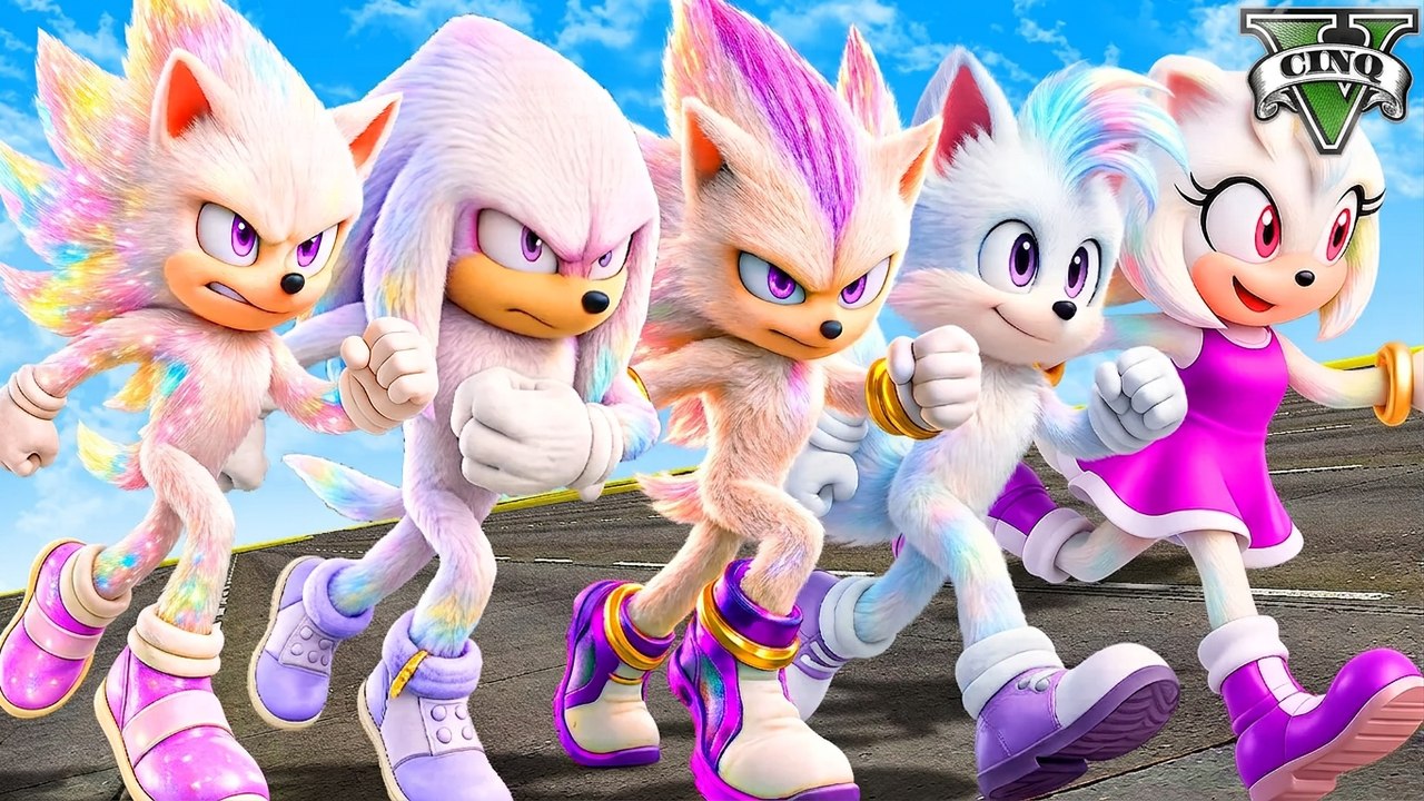 Quel personnage de HYPER SONIC est le plus rapide dans GTA 5 ? (mod du film Sonic)