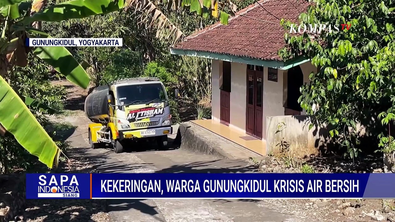 Krisis Air Bersih di Gunungkidul, Kepala Dukuh Kemesu Ungkap Kondisi Warga | SAPA SIANG