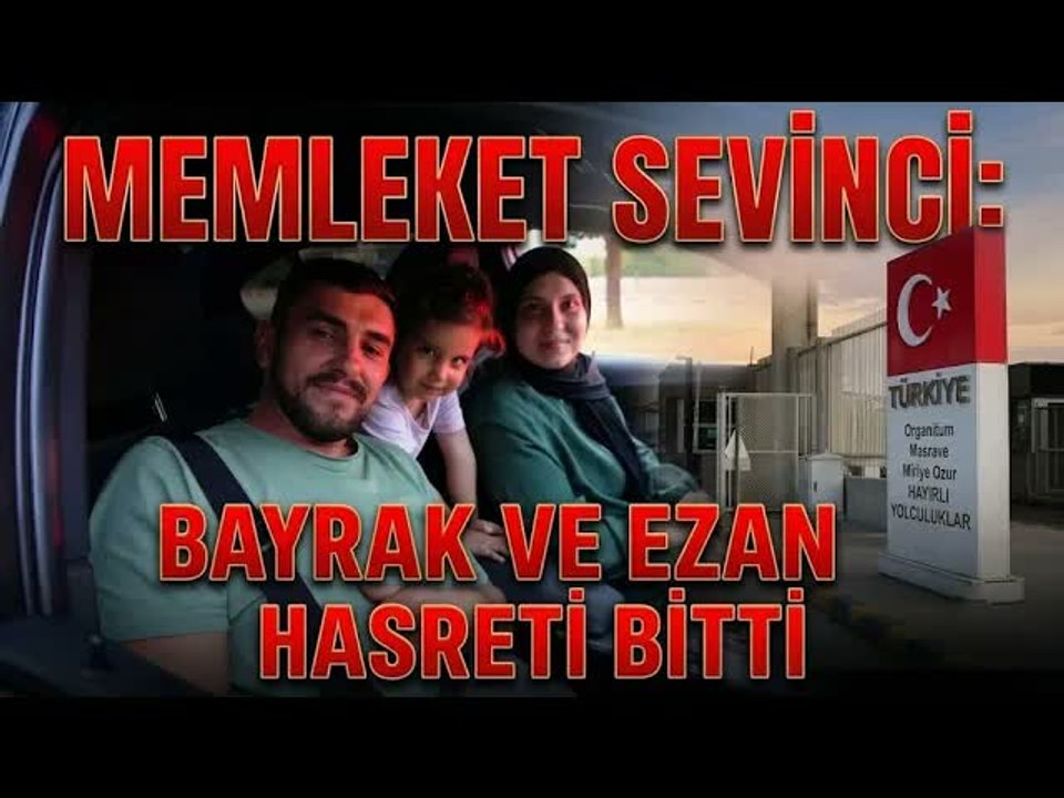 Bayrak ve ezan hasretiyle yola çıkan gurbetçiler Kapıkule’den yurda giriyor