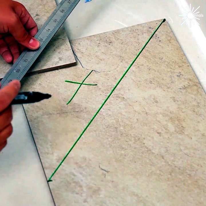 How to install some bathroom floor tiles at home!