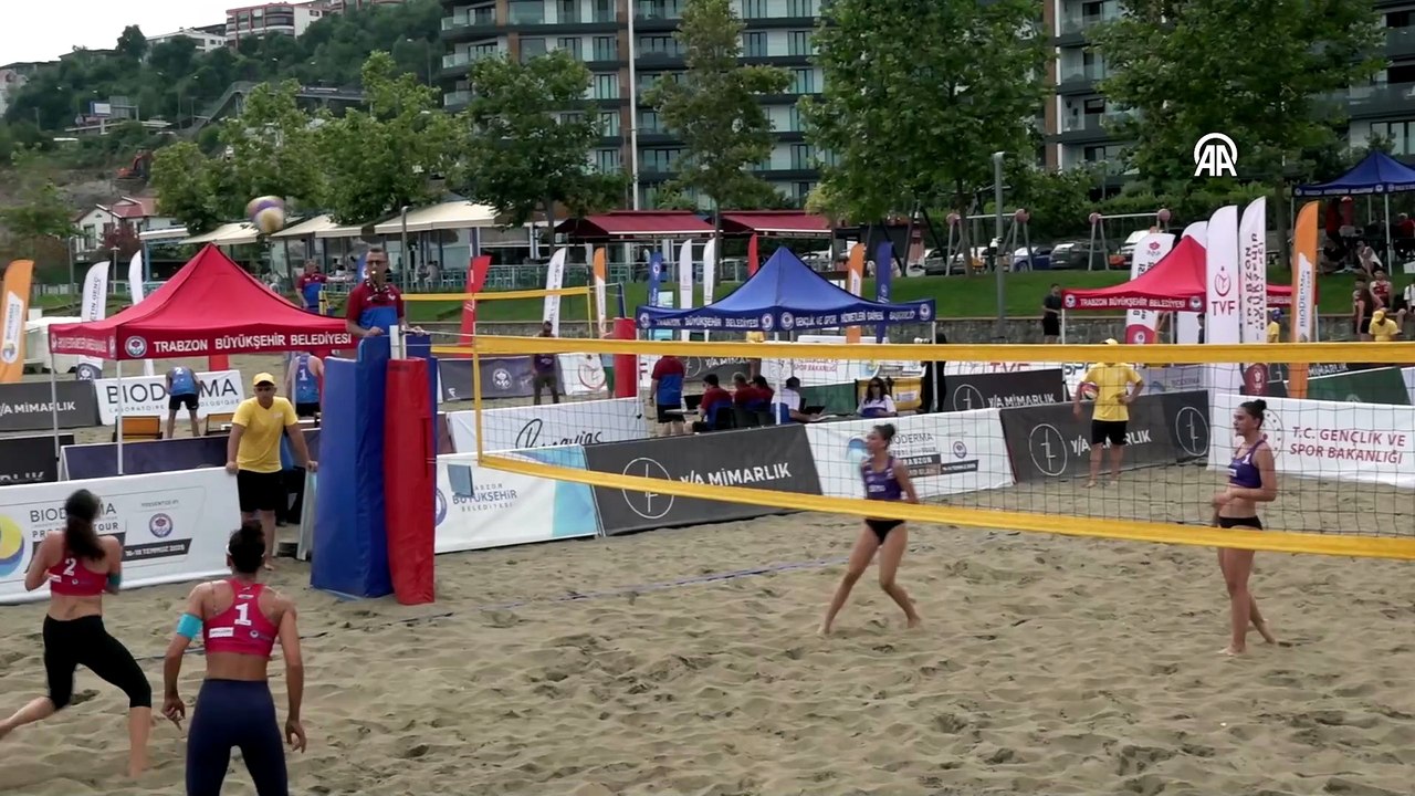 Uluslararası 2026 Bioderma Pro Beach Tour Voleybol Turnuvası'nın Trabzon etabı başladı