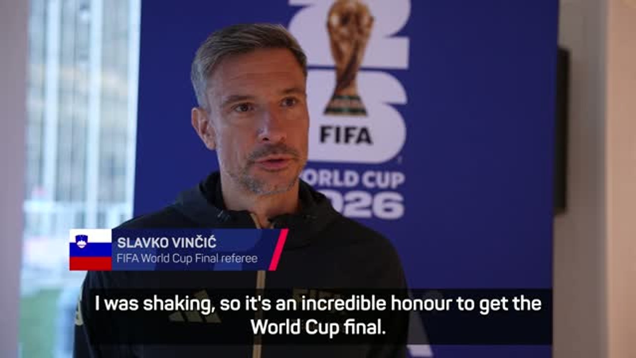 Slovenia's Slavko Vincic chosen as referee for showpiece