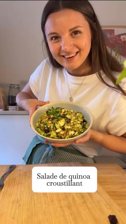 Salade croustillante de quinoa