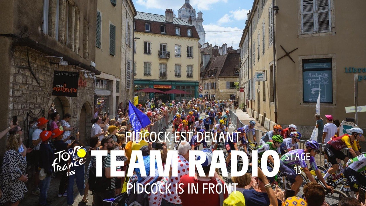 Pidcock is in front - Stage 13
