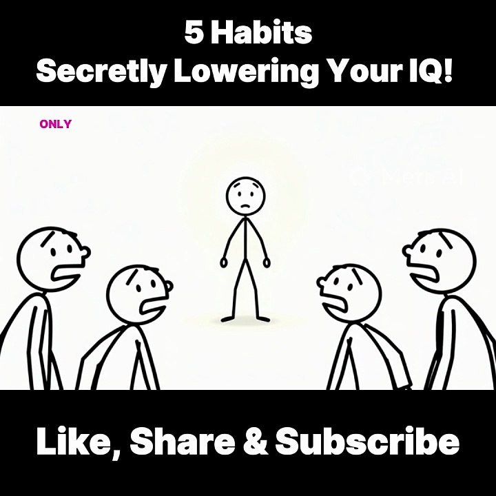 5 Habits Secretly Lowering Your IQ!