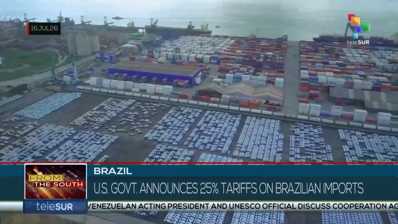 U.S. govt. announces 25% tariffs on Brazilian imports