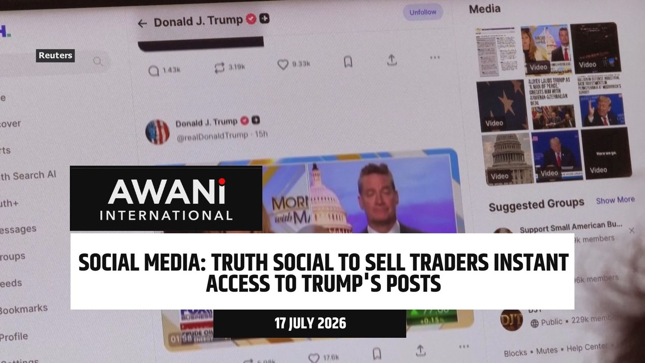 Truth social to sell traders instant access to Trump's posts