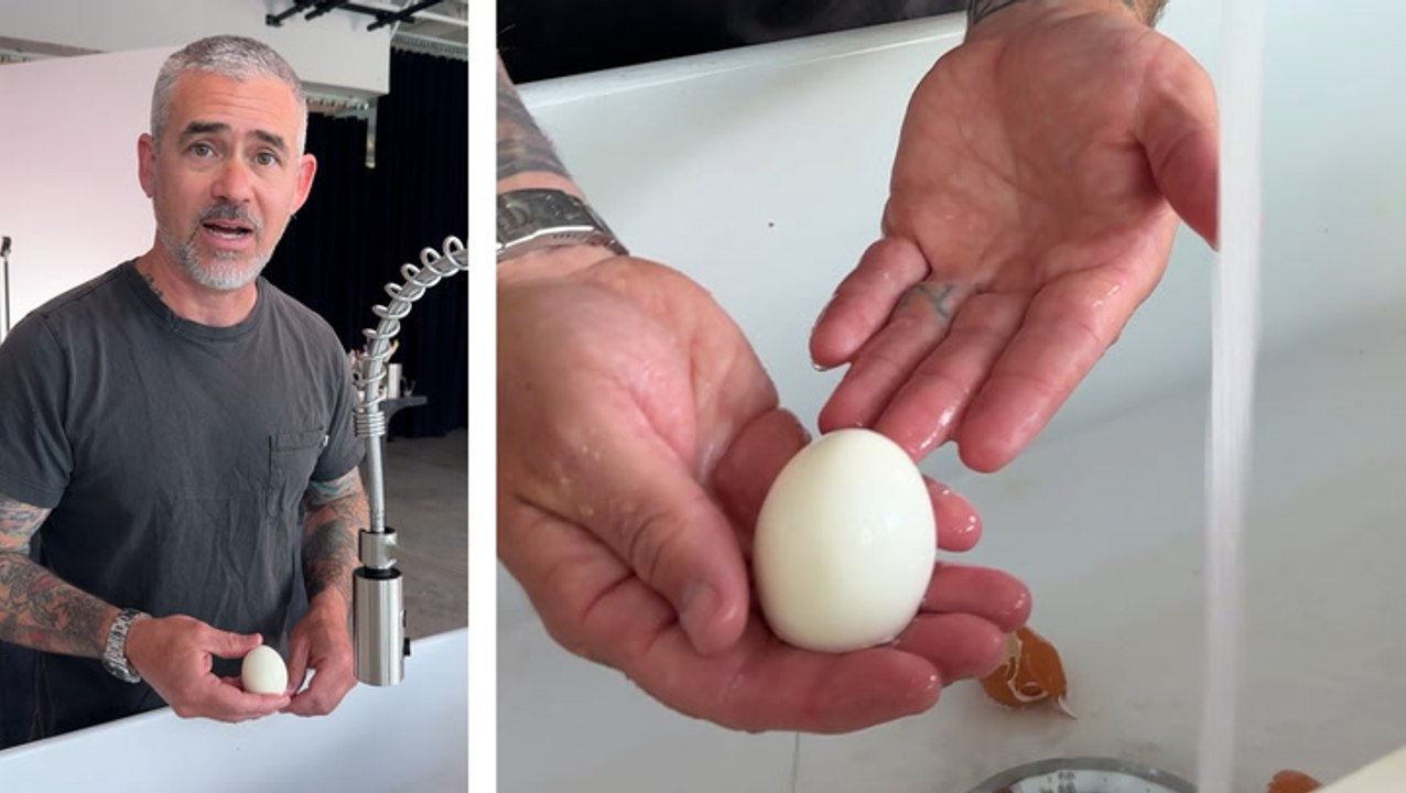 The Best Way to Peel Hard Boiled Eggs
