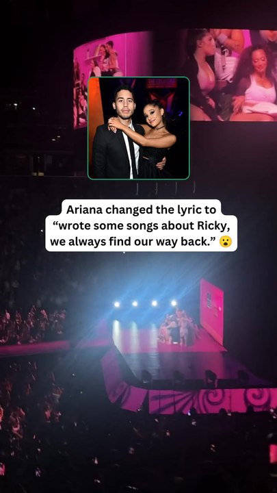 Ariana Grande Changes Thank U Next Lyrics at Concert