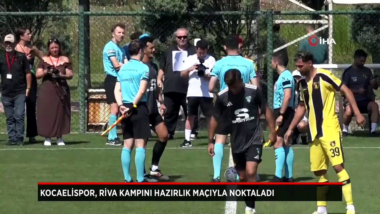 Kocaelispor, Riva kampını hazırlık maçıyla noktaladı