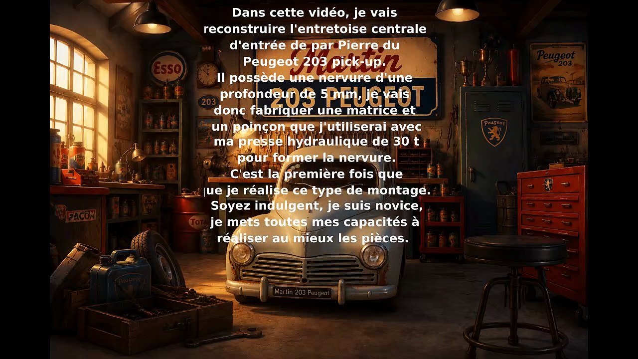 entretoise pour pare-pierre de peugeot 203