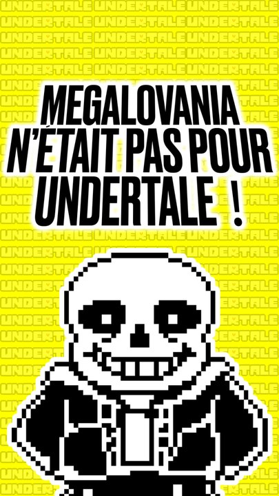 MEGALOVANIA N'était PAS pour Undertale ! 😱 Le...