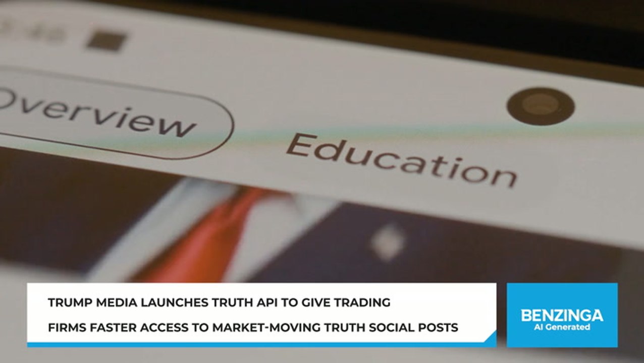 Trump Media Launches Truth API