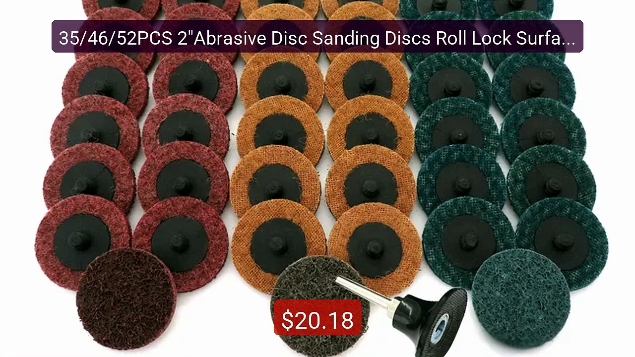 35/46/52PCS 2"Abrasive Disc Sanding Discs Roll Lock Surface Co... -- Best Buy 2026 | Great Quality!